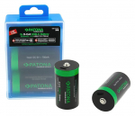 Patona LR20 (D) 1,5V akud Li-ion 2 tk, 6000mWh sisseehitatud laadimisega