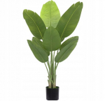 ARTIFICIAL PALMA PLANT Strelitzia RAJESA BIRDS IN REALISTIC POND 120cm
