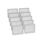 Gabioonkorvid 100 x 80 x 30 cm komplektis 10tk, h&otilde;bedane