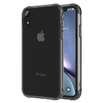 &bdquo;Leeu&ldquo; Tugevdatud turvalisus k&otilde;va silikoon l&auml;bipaistev (TPU) kaaned - hall (iPhone Xr)