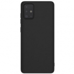 &bdquo;Shell&ldquo; K&otilde;va silikoon (TPU) kaaned - must (Galaxy A51)