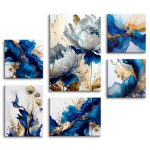 Seinapildid Glamour kaasaegse ruumi kaunistamiseks pilt 100x140