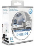 Pirnid Philips White Vision Intense white xenon effect H1, 2 tk + 2 tk x W5W