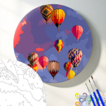 Numbrite j&auml;rgi maalimine raamil SINU HOBI, 40Х40 cm