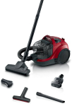 Bosch tolmuimeja BGS 21CAR Series 4 Bagless Vacuum Cleaner, punane