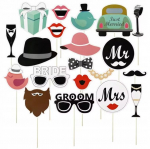 Gadgets rekvisiidid fotokabiini foto pidu pulm pruut 20tk