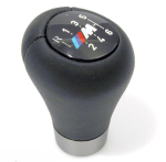 BMW 3 5 6 seeria E46 E60 E61 E63 M Sport 6-k&auml;iguline k&auml;igukangi vahetuse nahast nupp Ehtne 25117896886