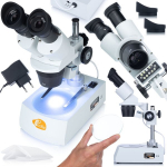 Mikroskoop Rosfix Mars S MSMS-B-PZPD1 &ndash; Binokulaarne pea, Zoom 10&ndash;20x, Alumine valgustus