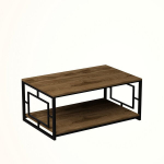 Kohvilaud Kalune Design Kelvin, pruun/must