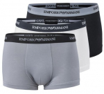 Meeste alusp&uuml;ksid Emporio Armani, valge/hall/must, 3 tk., S