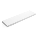 Seinariiul Songmics 80x20 cm, valge