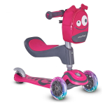 T&otilde;ukeratas - kolmerattaline Smart Trike T1 + seljakott, roosa