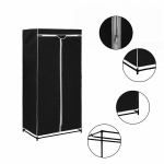 vidaXL riidekapp must 75 x 50 x 160 cm