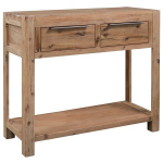 vidaXL konsoollaud 82 x 33 x 73 cm toekast akaatsiapuidust
