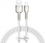 Baseus kaabel Cafule Metal USB - Lightning 1,0 m 2,4A valge