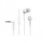 Panasonic In-ear k&otilde;rvaklapid RP-TCM55E-W, neody&uuml;mmagnet, mikrofon, k&otilde;nefunktsioon, ergonoomiline disain, valge
