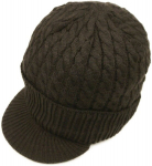 Kootud nokaga Beanie m&uuml;ts