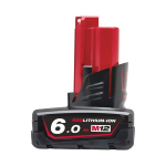 Aku Milwaukee M12B6; 12 V; 6,0 Ah; Li-ion