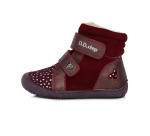 Laste talvesaapad D.D.Step, nahast,W063-829M,RASPBERRY