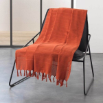 Pleed Lilia, oranž - erinevad suurused, Pleed Lilia, oranž, 150 x 150 cm