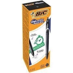 Rullers - BIC - GELOCITY QuickDry - Gelikiri - 0.7 mm - Must - 12 tk pakendis