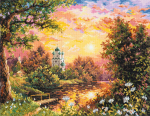 Tikkimiskomplekt Magic Needle "Sunset" 43-08