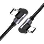 Ugreen Elbow C-t&uuml;&uuml;pi USB &ndash; C-t&uuml;&uuml;pi USB-kaabli toiteallika kiirlaadimine FCP 3 A 1 m hall (70529 US323)