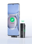 Ugreen Wireless Lavalieri mikrofon Omni kondensaatori mikrofon videote, vlogide jaoks, otse&uuml;lekanne - iPhone'i kaamera