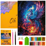 Teemantmosaiik Oh Art! Phoenix, 40x50 cm