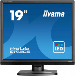 iiyama ProLite E1980S-B1 Monitor PC 19" 1280x1024 LED VGA HDMI DisplayPort Musta