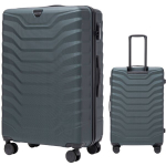 Wings Suur Reisikohver 4 Rattaga, ABS, Tumeroheline, 97L Unisex, Geomeetriline Disain