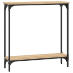 konsoollaud，kohvilaud, Sonoma tamm, 75x22,5x75 cm, tehispuit CFE57914