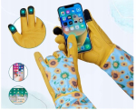 Nahast aiat&ouml;&ouml;kindad, ogakaitsega, hingavad, suurus xl
