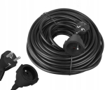 Bluehouse Ehituslik/aia pikendusjuhe 3 x 2,5mm 10m j&auml;me must Ce sertifikaadiga