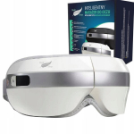 N&auml;o- ja silmamasseerija sooja kompressiga, 4 massaažirežiimi, Bluetooth, valge