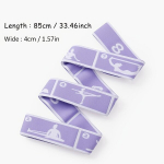 Venitusrihm Joogale, Pilatesele ja F&uuml;sioteraapiale - Vastupanu Ansamblid V&otilde;imlejatele ja Tantsijatele. , 90*4cm Violetinė
