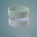 Universaalne Pol&uuml;ester Fitness Vastupanu Rihm - Keskmise Pingega Harjutuste Tugevdamise ja Jooga J&otilde;utreening Elastik. , Baguio Blue 27,22 KG + Morning Mist Blue 40,82 KG