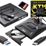 Optiline seade V&auml;line CD/DVD RW 5w1 salvesti USB 3.0 ja SD/TF m&auml;lukaardilugejaga