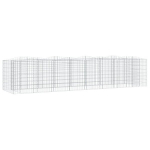 kaarekujuline gabioon taimelava，taimekast，&otilde;iepott, 400x100x100 cm, tsingitud raud CFE39752