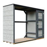 LP Smartside puukuur v&auml;rvikomplektiga 1,09 m&sup2; + 0,53 m&sup2; - 75 x 217 x K159 cm - M981-1 - Tundra Cavern