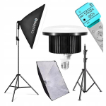 Stuudiolamp + softbox Gearpro 50x70cm 100w pidev valgus + pult