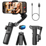 Gimbal kokkupandav selfie stick telefoni pildistabilisaator statiiv