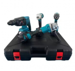 Juhtmeta t&ouml;&ouml;riistakomplekt kohvriga 4 tk. Alumilaatorit&ouml;&ouml;riistade komplekt