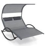 Costway Lamamistool kahele inimesele, 182 x 137 x 165 cm, hall