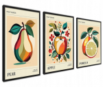 Ag.art deco plakatid Pirn &Otilde;un Pomelo Vintage K&ouml;&ouml;ki Pildid Seinale