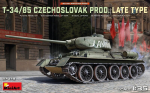 Liimitav mudel MiniArt 37078 T-34-85 Czechoslovak Prod. Late Type 1/35
