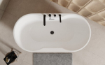 Vann Besco Navia Black&White, 140 x 75 cm, mustade katetega