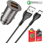 Kiirlaadija Quick Charge 3.0 Qc3.0 2usb 36w koos Type-c Usb-c kaabliga