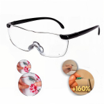 Suurendusklaasiga prillid, 160% suurendus