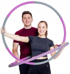 Salendav Hula Hoop, kokkupandav, punnidega, 95 cm